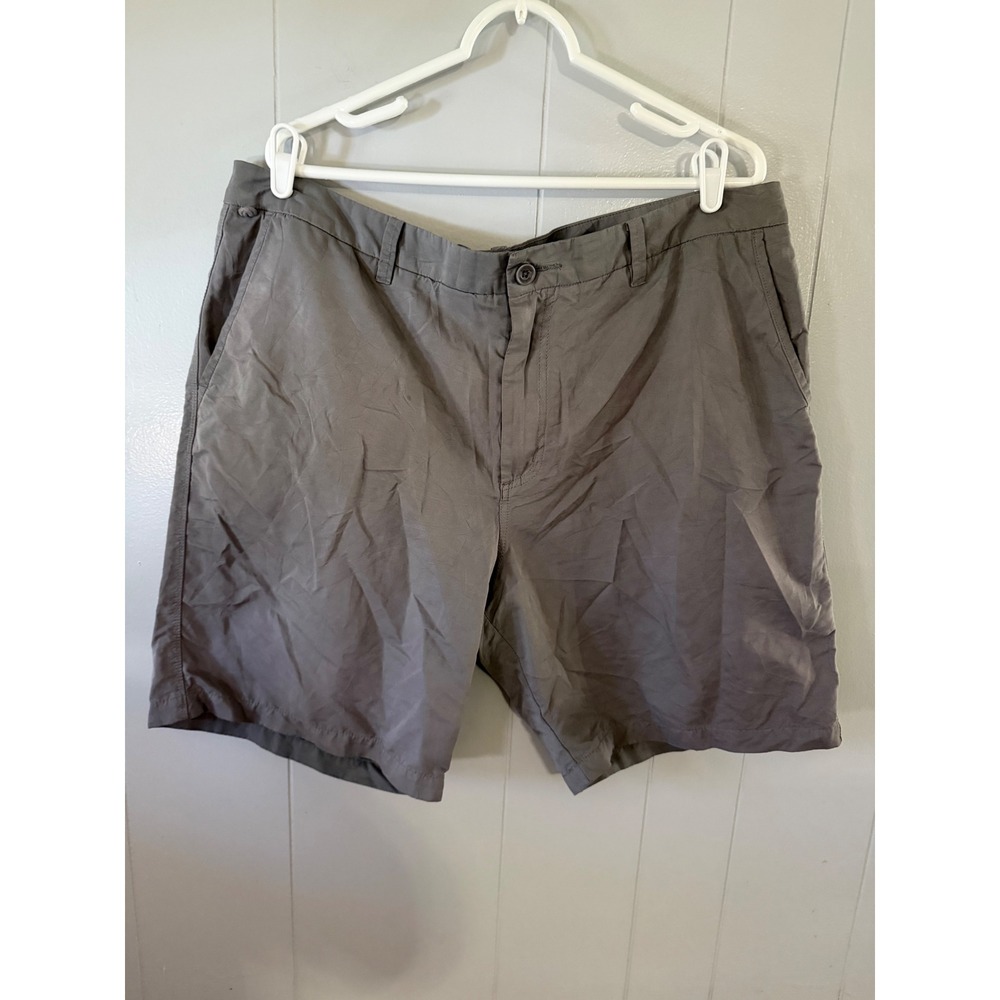 Quiksilver Waterman Shorts Mens 38‎ Grey Ripstop Mesh Pockets Casual Outdoor